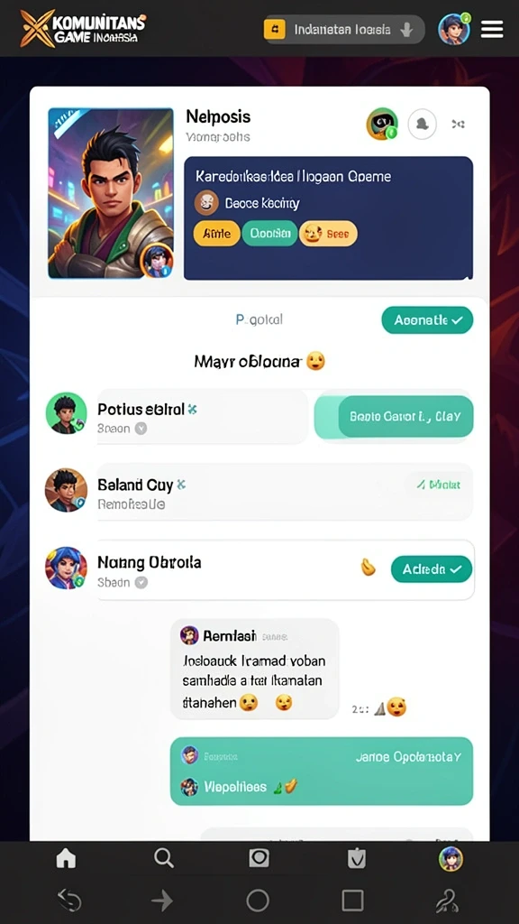 Berbagai pilihan permainan yang seru dan menegangkan.