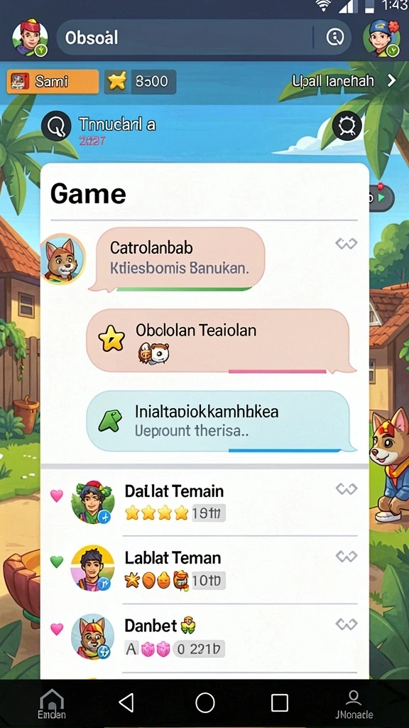 Sistem level yang menantang dan menyenangkan.