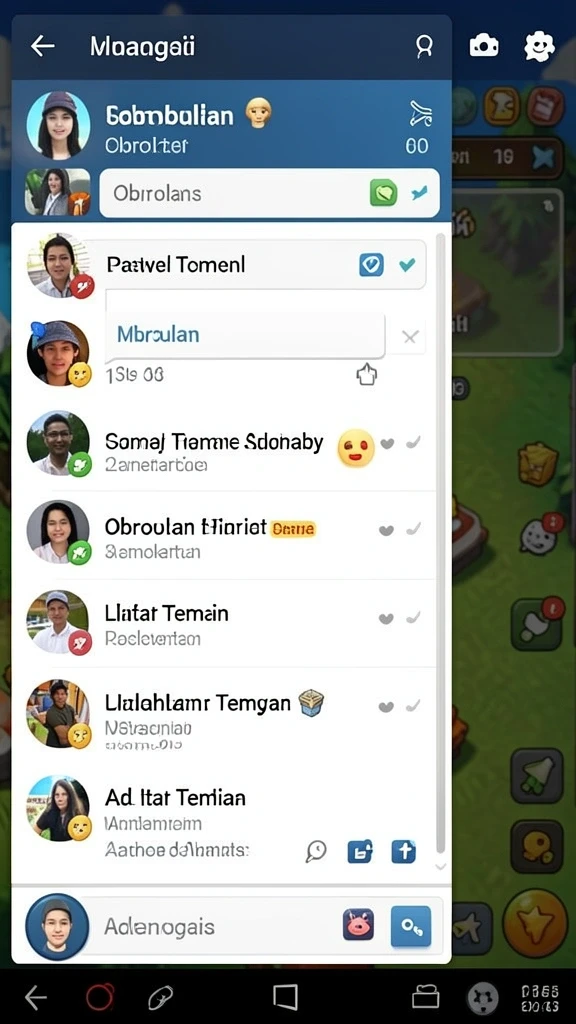 Karakter yang beragam dan penuh warna.