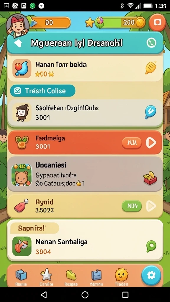 Tampilan awal yang menarik dengan menu yang mudah dinavigasi.