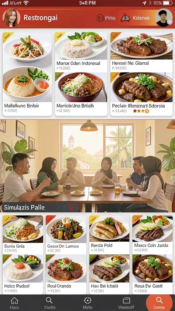 Tangkapan layar menampilkan lingkungan menakjubkan dalam permainan.