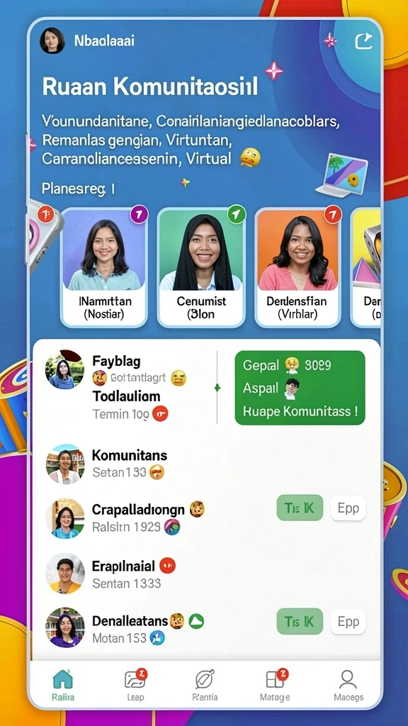 Karakter unik yang dapat dibuka dan dimainkan.