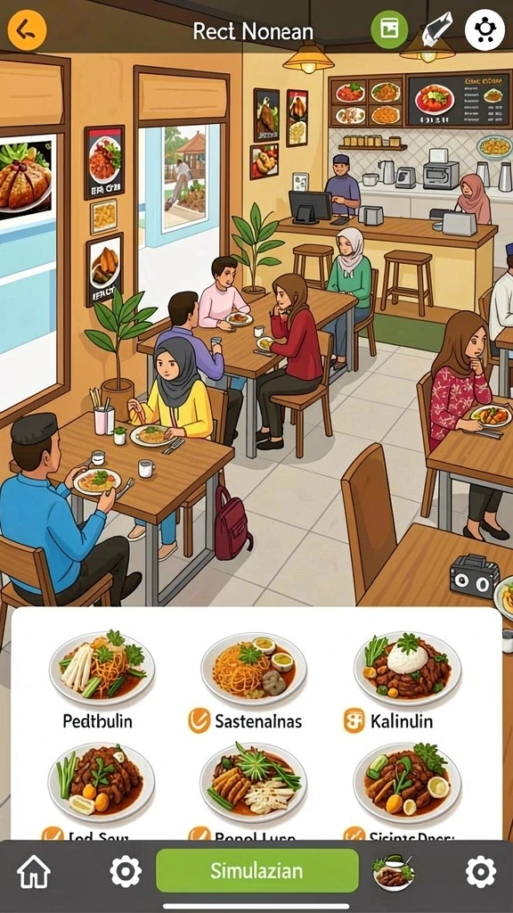 Visual yang memukau dengan detail yang menawan.