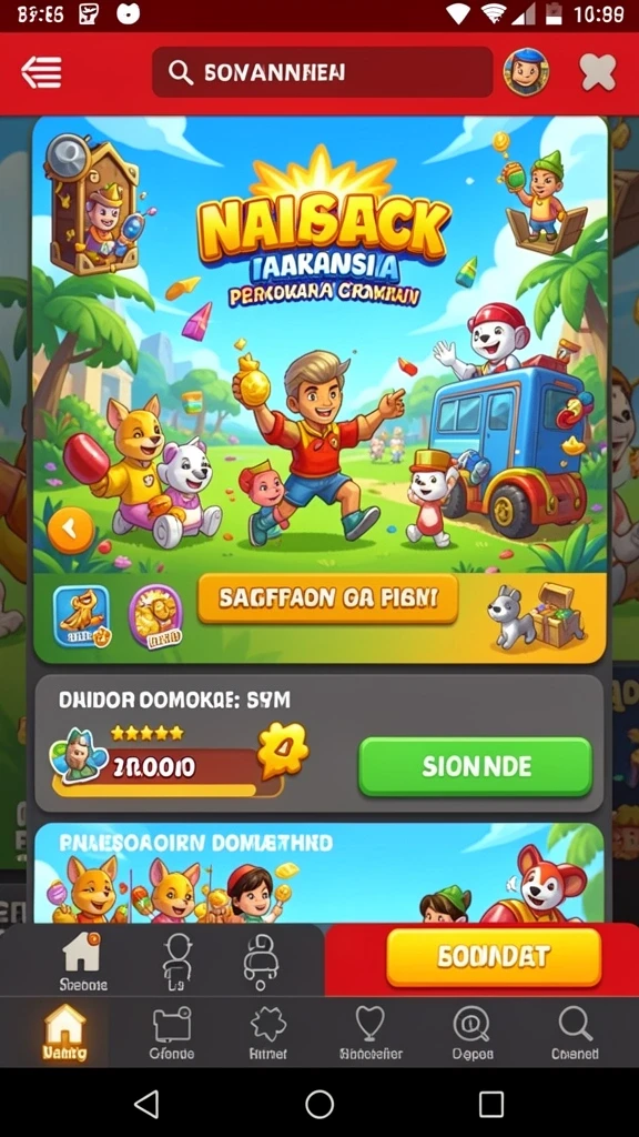 Pengalaman bermain yang mendebarkan.