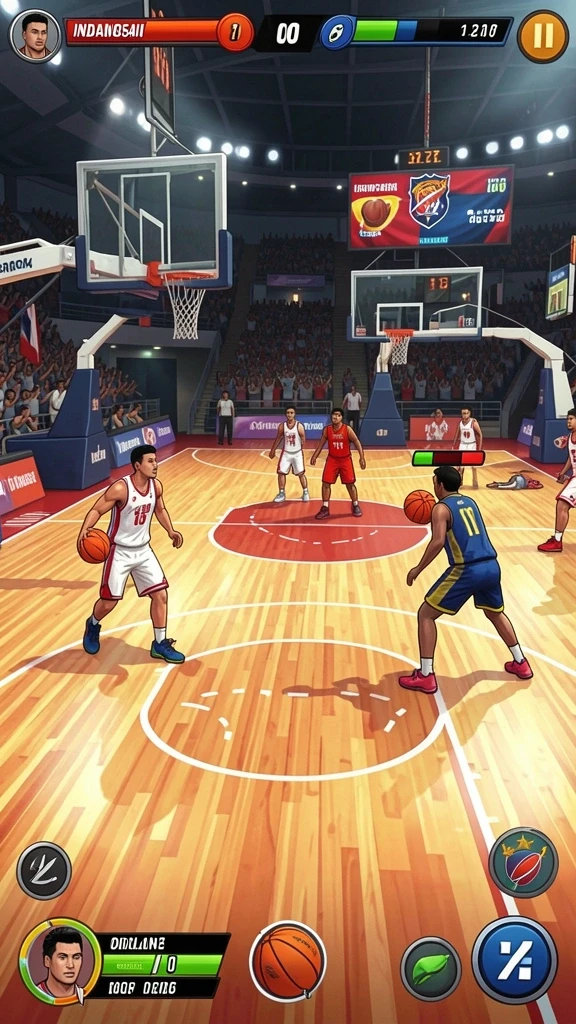 Memperlihatkan fitur multi-player yang seru.