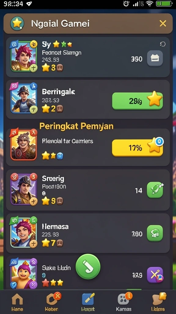 Mode permainan yang beragam untuk pengalaman yang lebih menarik.