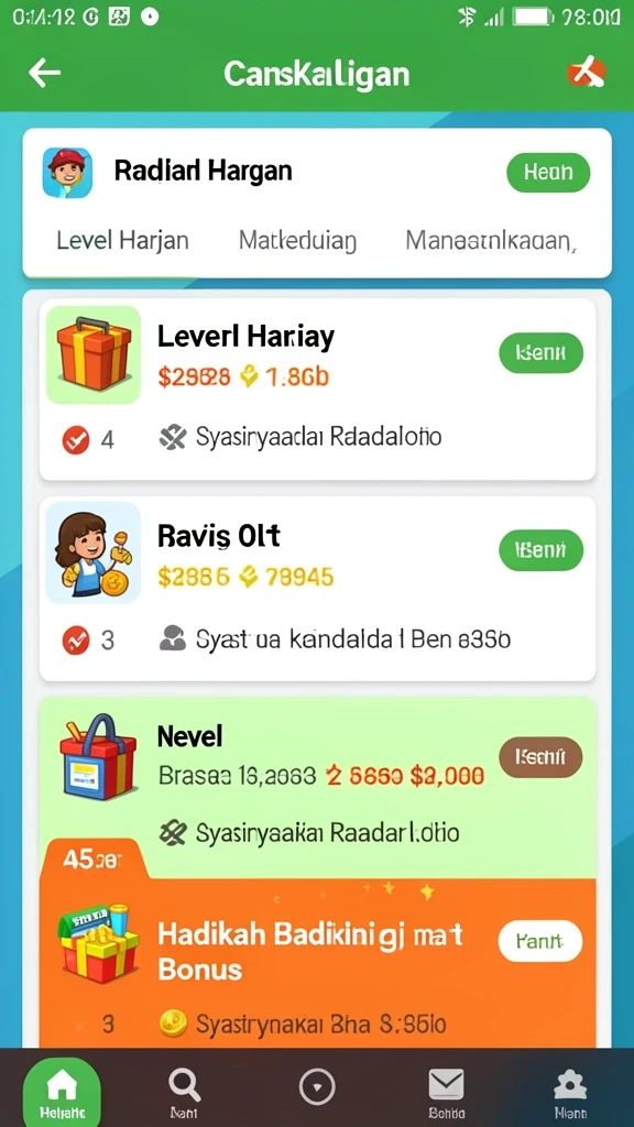 Tampilan antarmuka yang menarik dan mudah dipahami.