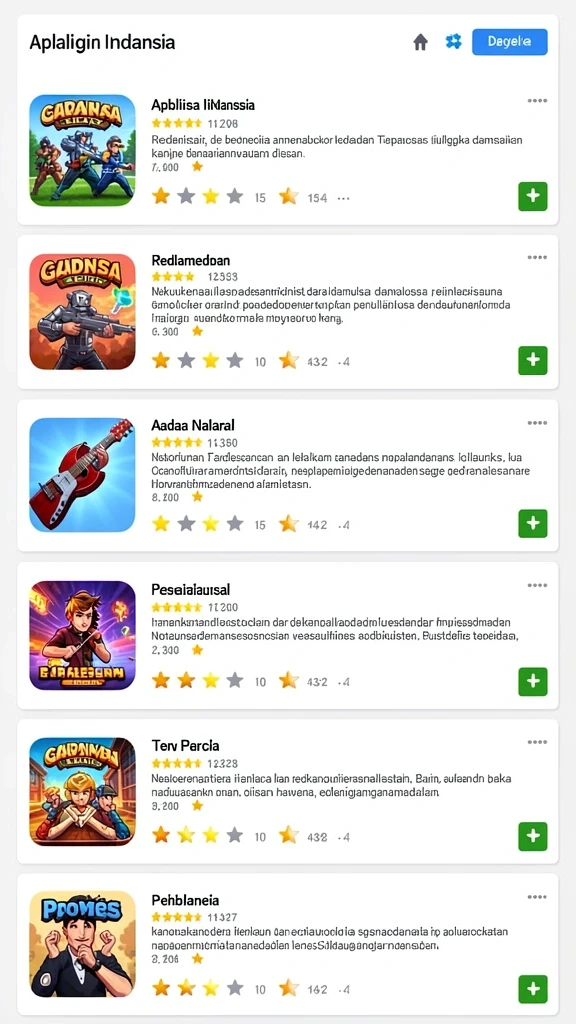 Tampilan antarmuka yang menarik dan ramah pengguna.