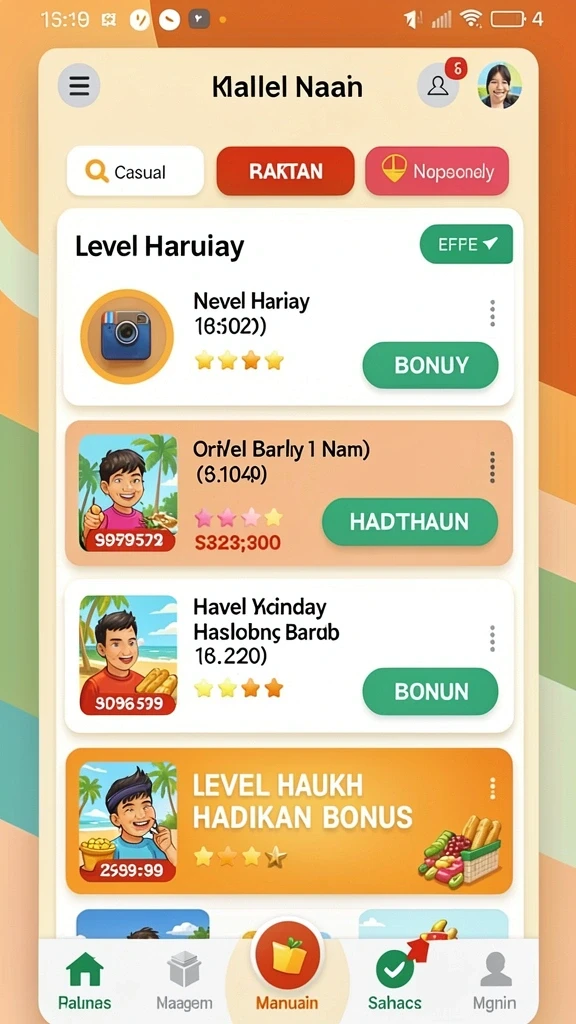Momen bersosialisasi dengan pemain lain di dalam game.