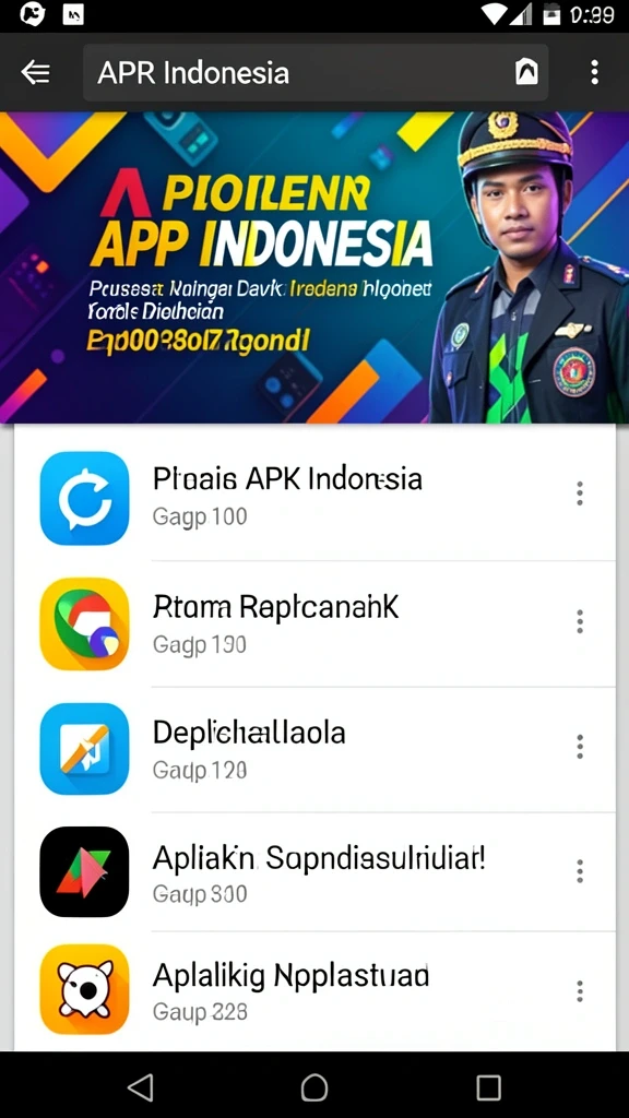 Screenshot menampilkan antarmuka utama JURAGAN404 yang intuitif.