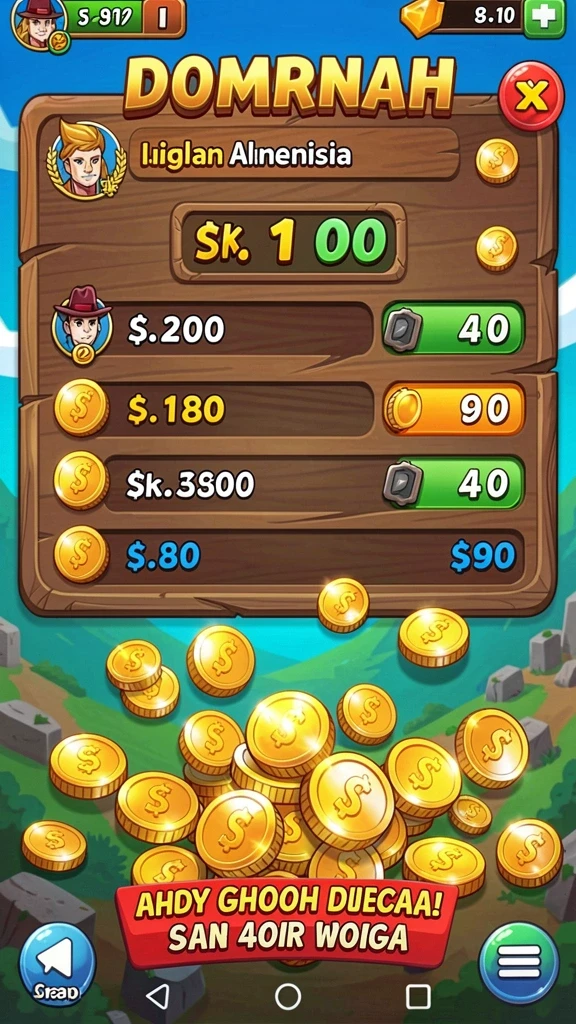 Tampilan permainan slot yang mengasyikkan.