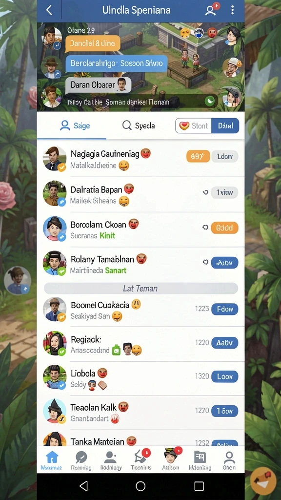 Karakter-karakter lucu yang bisa dipilih dengan unik.