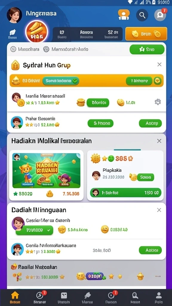 Tampilan antarmuka yang menarik dan user-friendly.