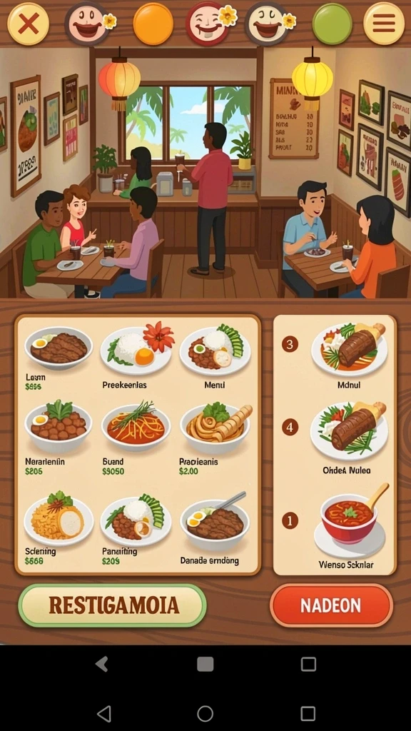 Desain antarmuka yang intuitif dan menarik.