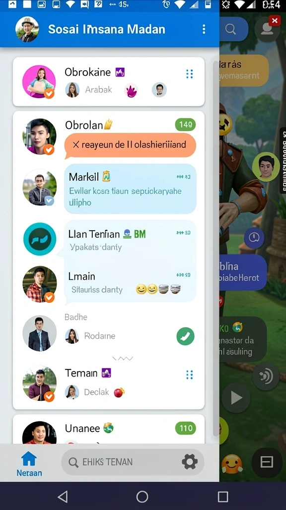 Berbagai pilihan karakter yang bisa dimainkan.