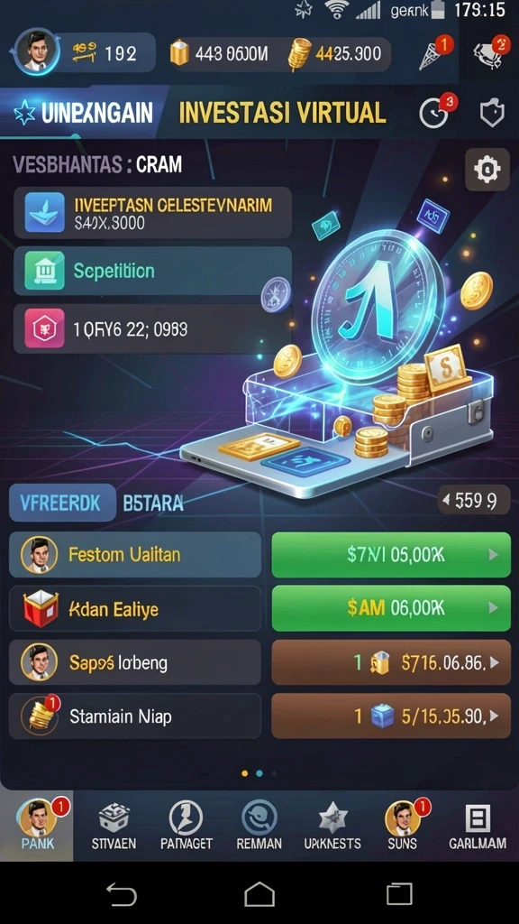 Level tantangan yang mendebarkan.