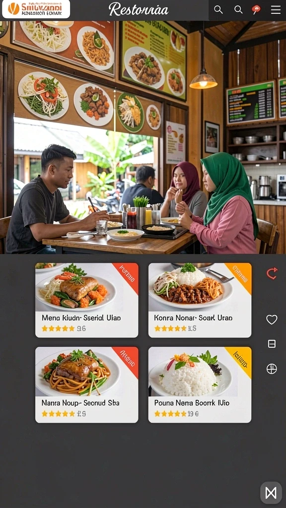 Tampilan karakter utama yang menarik dan penuh warna.