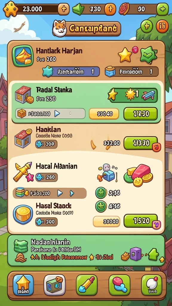 Karakter unik yang menambah daya tarik permainan.