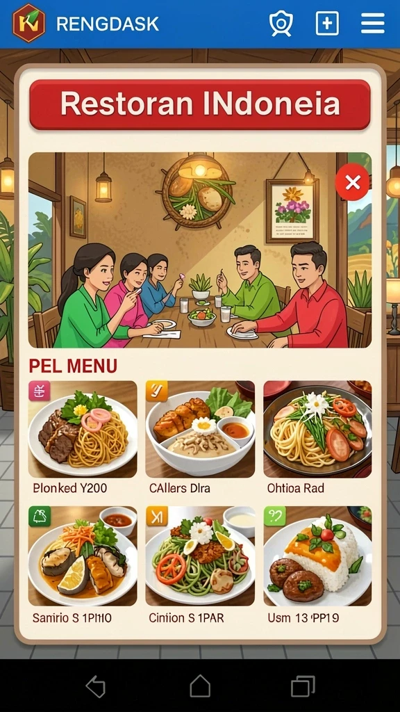 Beragam mode permainan yang dapat dipilih sesuai keinginan.