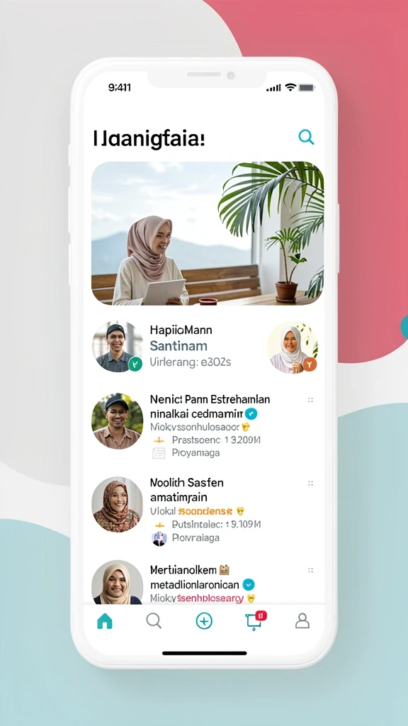 Fitur chat untuk berinteraksi dengan pemain lain.