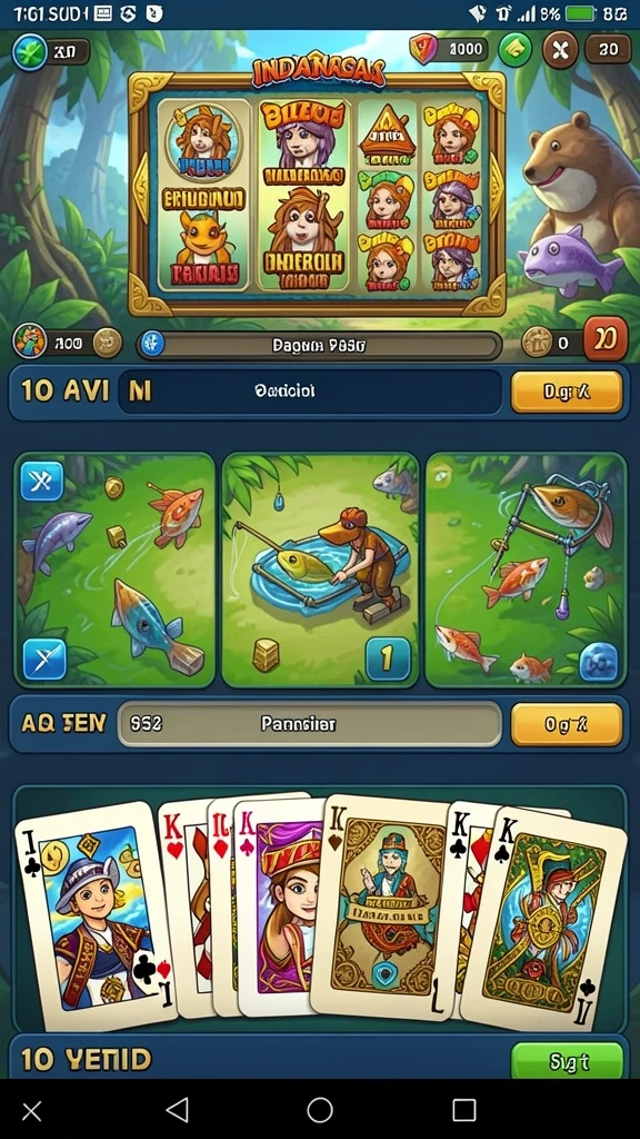 Gameplay dinamis dengan level menantang yang ditampilkan.