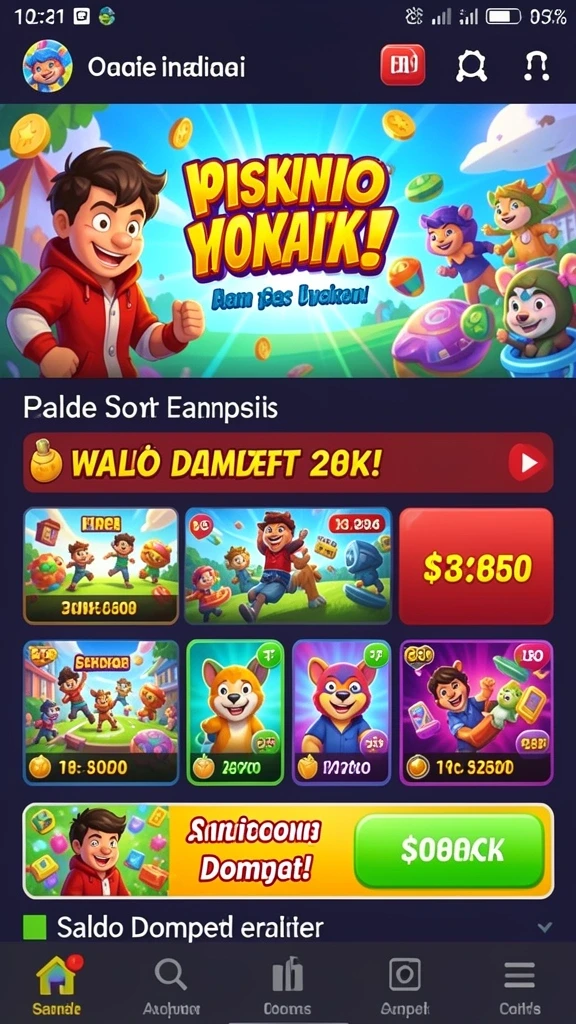 Gameplay yang seru dengan tantangan nyata.